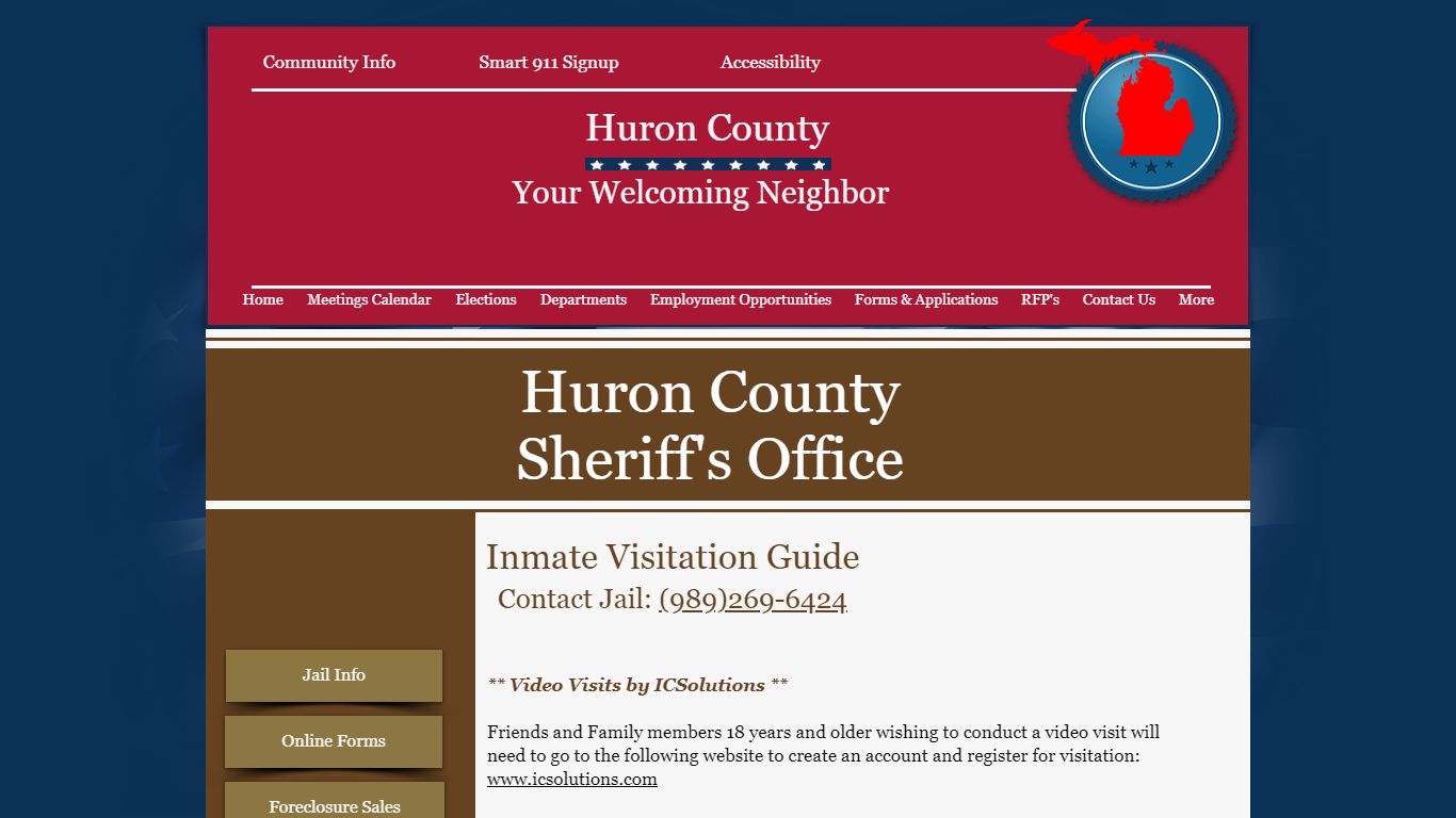 Jail Info - huroncounty